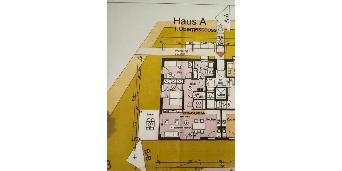 Etagenwohnung Nagold - 3 Zimmer, 100 m&sup2;, 450.000&euro; | Angebot:27024812