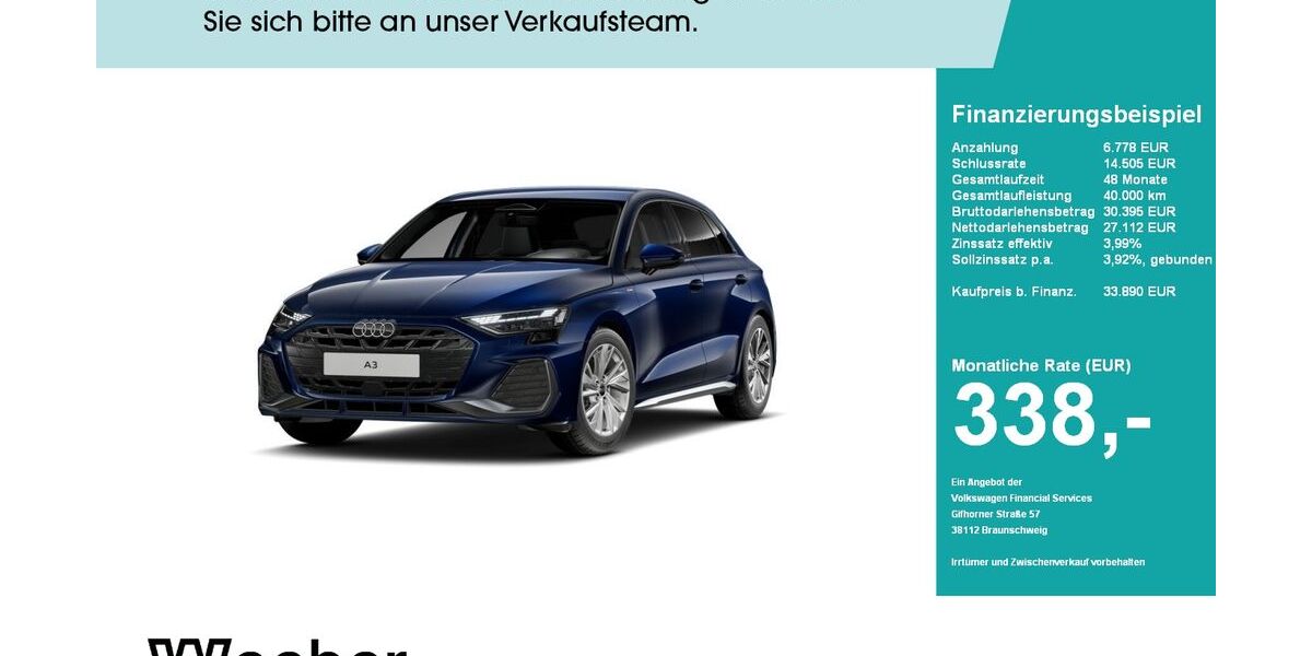 Audi A3 28.166 km 33.890 &euro; Herrenberg 71083