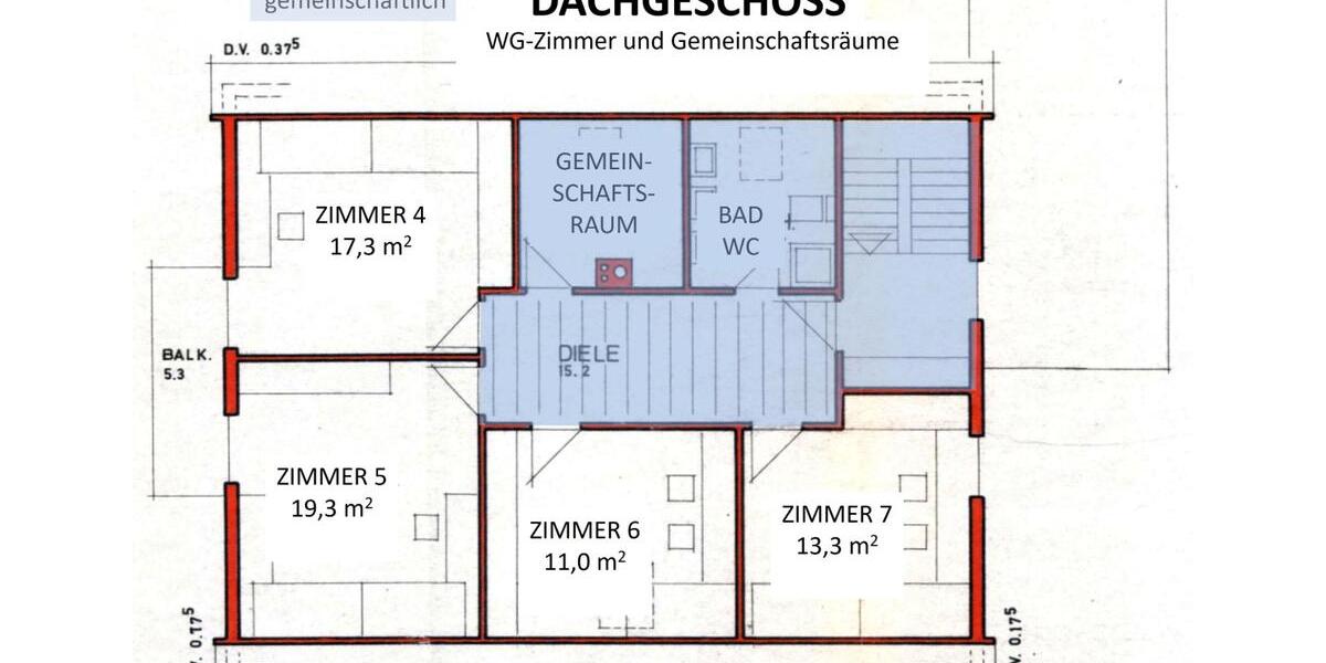 Dachgeschoßwohnung Kusterdingen - 1 Zimmer, 32 m&sup2;, 541&euro; | Angebot:26286483