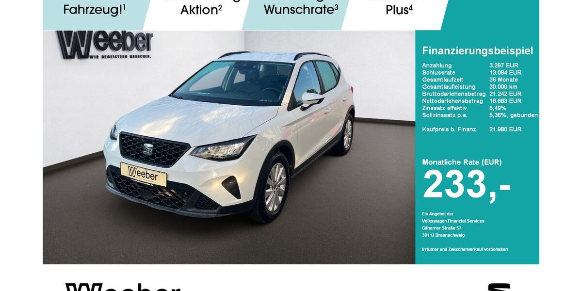 Seat Arona 21.338 km 21.980 &euro; Herrenberg 71083