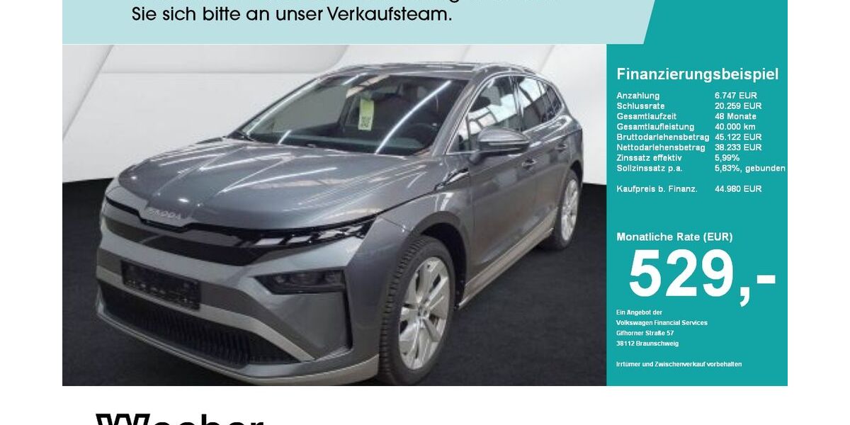 Skoda Enyaq 4.873 km 44.950 &euro; Weil der Stadt 71263