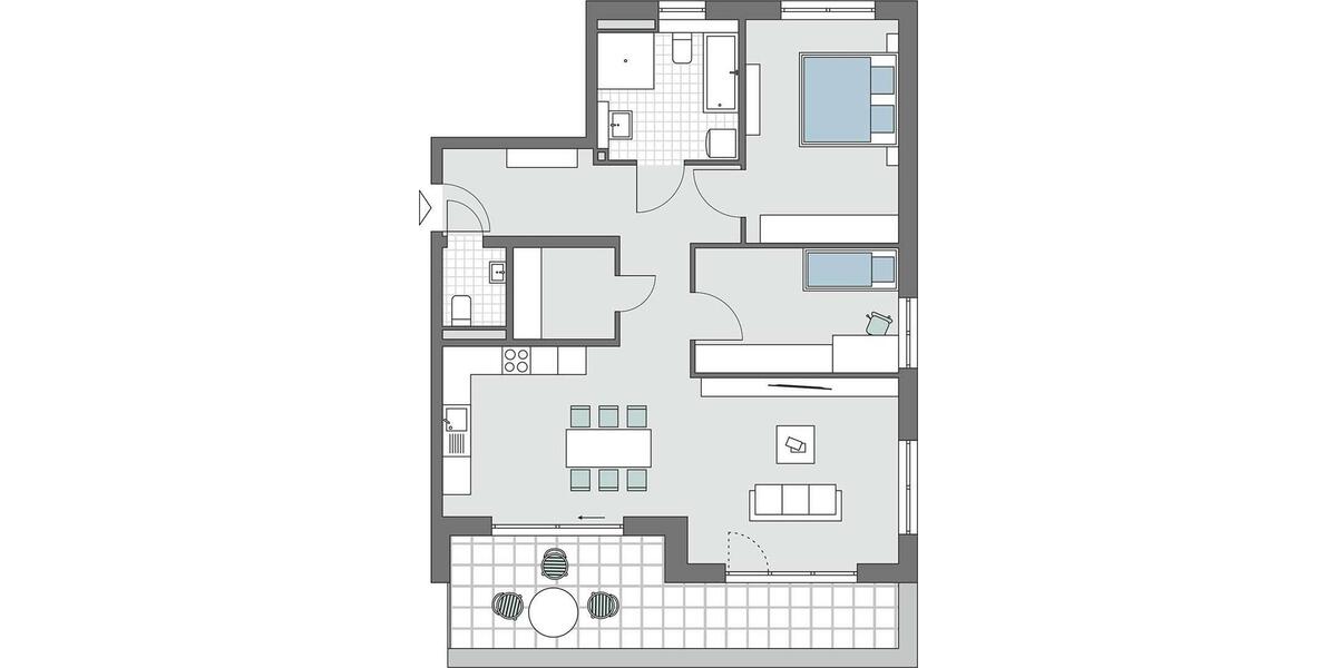 Einfamilienhaus Horb am Neckar - 3 Zimmer, 113 m&sup2;, 1.519&euro; | Angebot:25379020