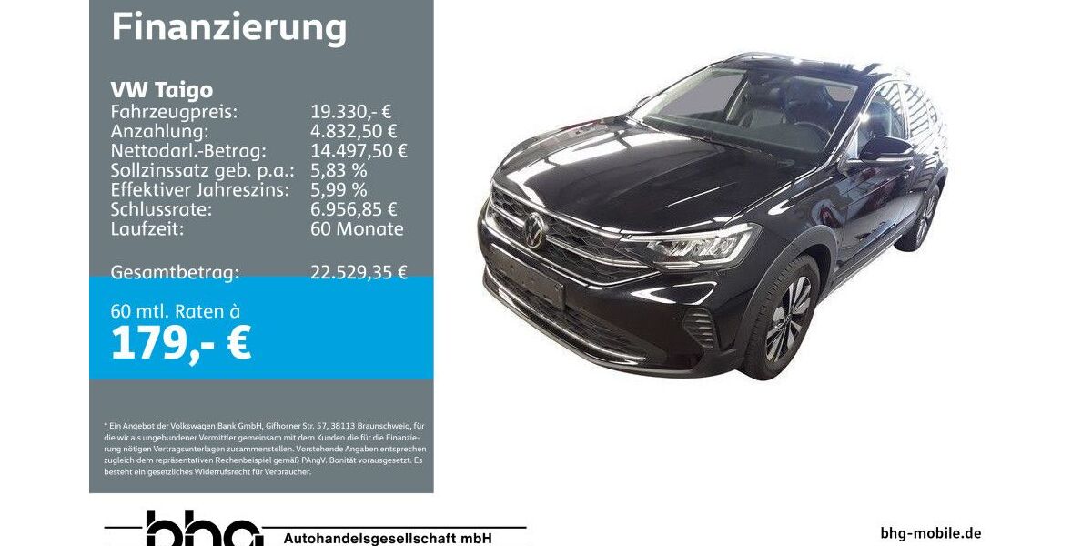 VW Taigo 31.064 km 18.960 &euro; Mössingen 72116