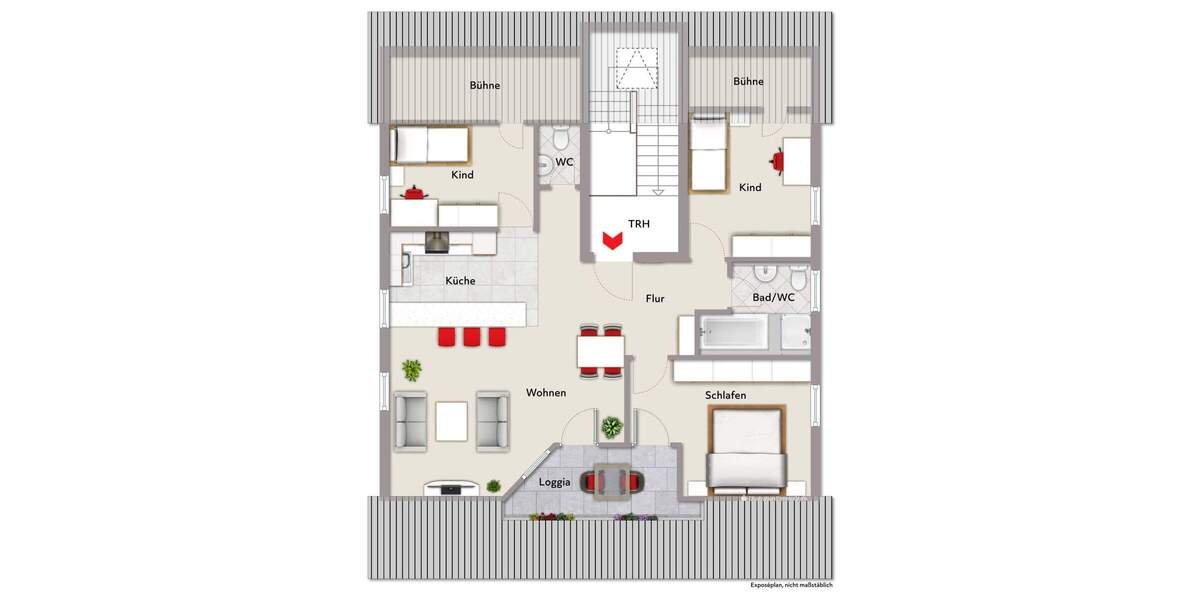 Etagenwohnung Aidlingen - 4 Zimmer, 81 m&sup2;, 319.000&euro; | Angebot:25704405