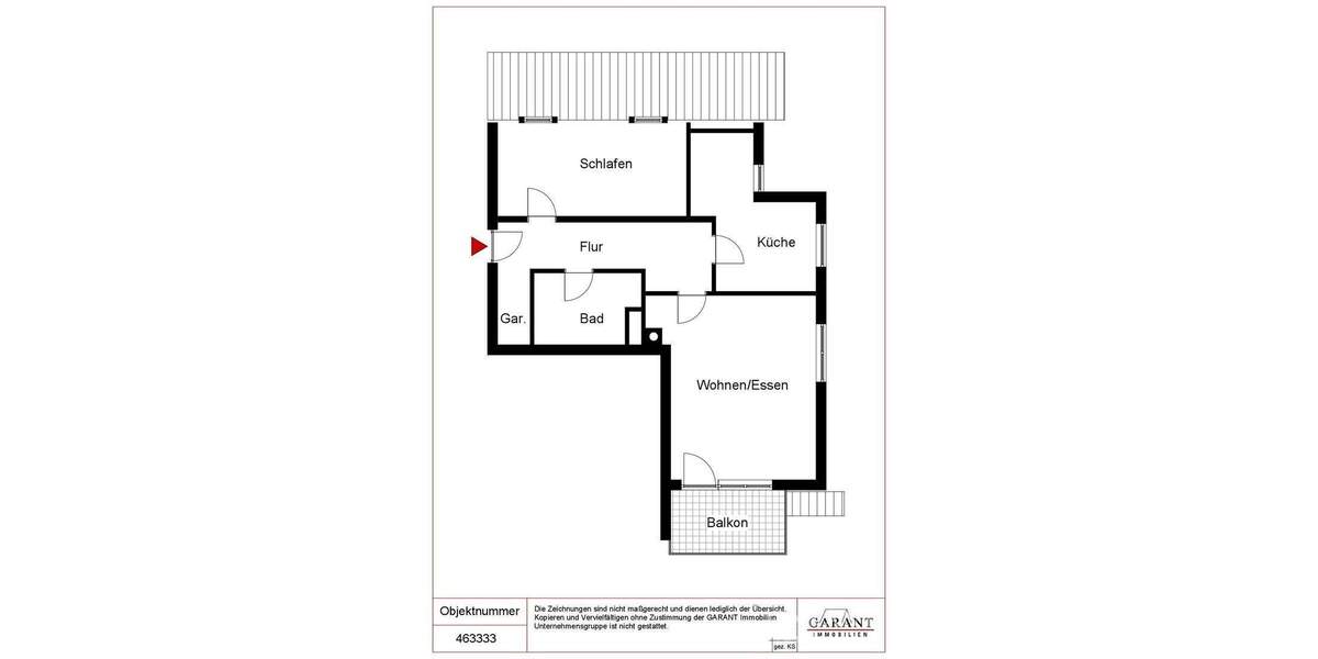 Etagenwohnung Horb am Neckar Horb - 2 Zimmer, 59 m&sup2;, 165.500&euro; | Angebot:25707806
