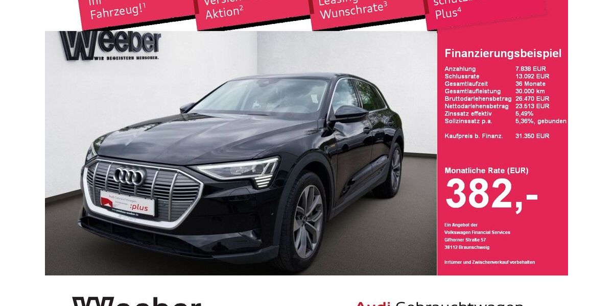 Audi e-tron 38.190 km 29.890 &euro; Herrenberg 71083