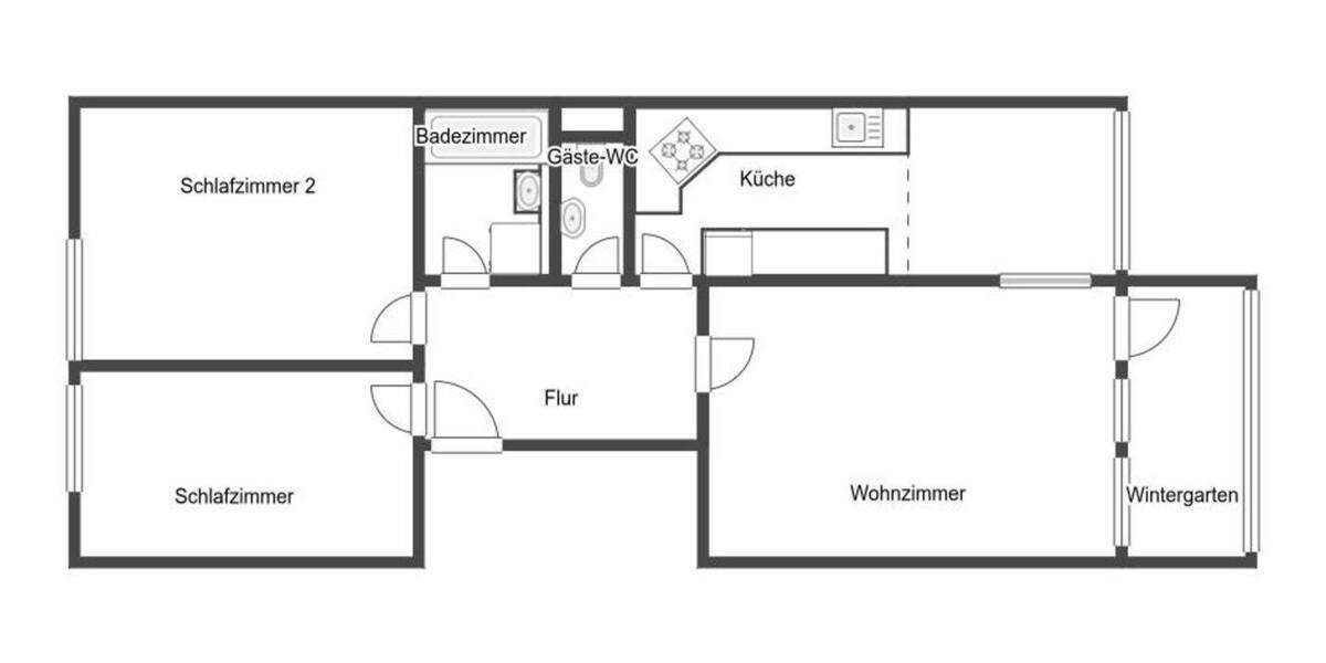 Etagenwohnung Grafenau Döffingen - 3 Zimmer, 79 m&sup2;, 275.000&euro; | Angebot:25863190