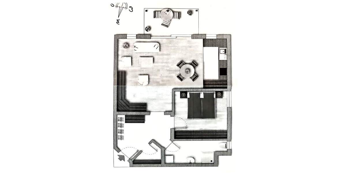 Etagenwohnung Lichtenstein Holzelfingen - 2 Zimmer, 68 m&sup2;, 264.000&euro; | Angebot:25740459