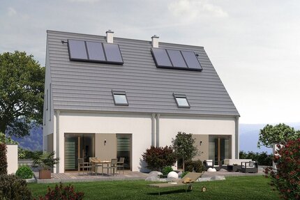? Feldrand statt Nachbarblick! Doppelhaushälfte inkl. Bauplatz & Garage - Haus Altdorf | Angebot:27474331