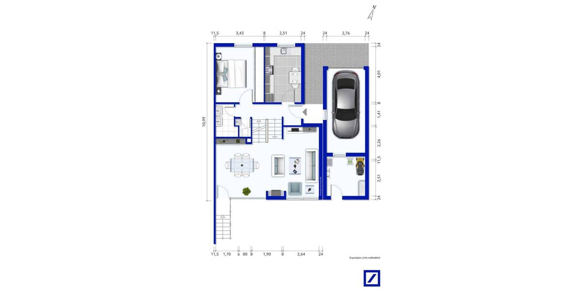 Mehrfamilienhaus, Wohnhaus Weil im Schönbuch Breitenstein - 5 Zimmer, 123 m&sup2;, 547.000&euro; | Angebot:25685690