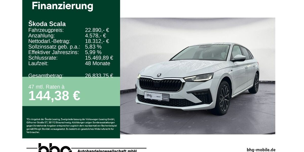 Skoda Scala 14.283 km 22.290 &euro; Tübingen 72072
