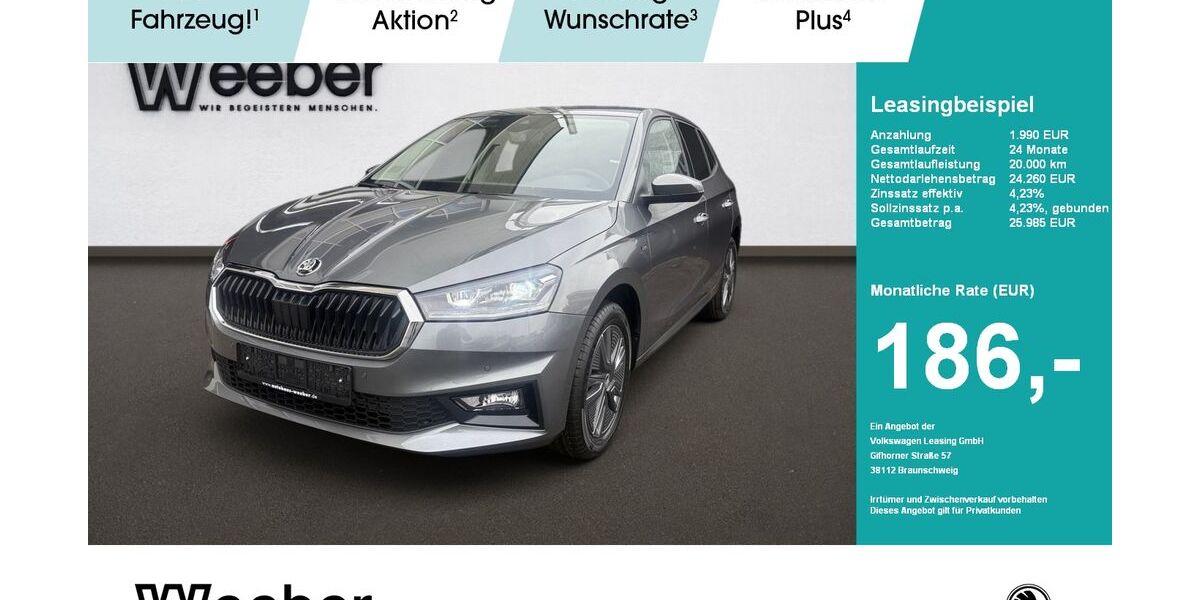 Skoda Fabia 1.990 km 26.370 &euro; Weil der Stadt 71263