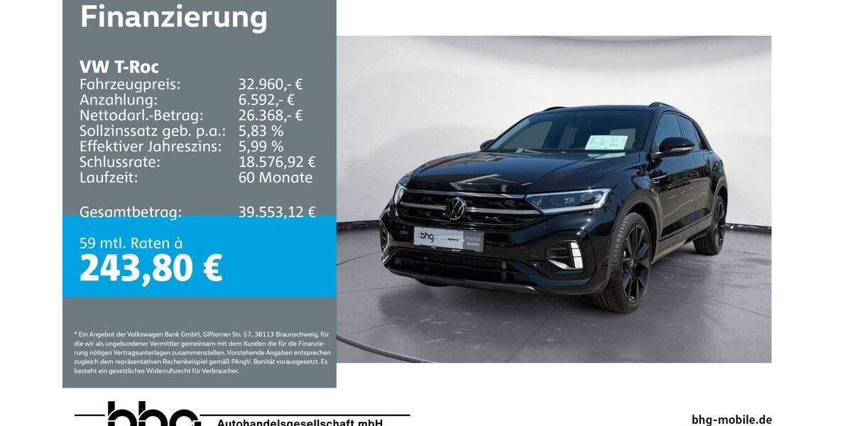 VW T-Roc 20.383 km 32.360 &euro; Metzingen 72555