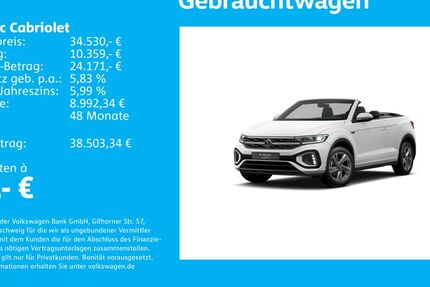 VW T-Roc 6.836 km 34.530 &euro; Stuttgart-Feuerbach 70469