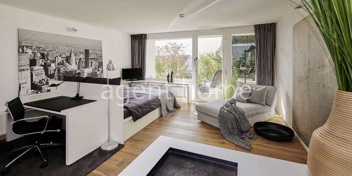 Etagenwohnung Tübingen Schönblick / Winkelwiese - 1 Zimmer, 48 m&sup2;, 1.490&euro; | Angebot:26609683