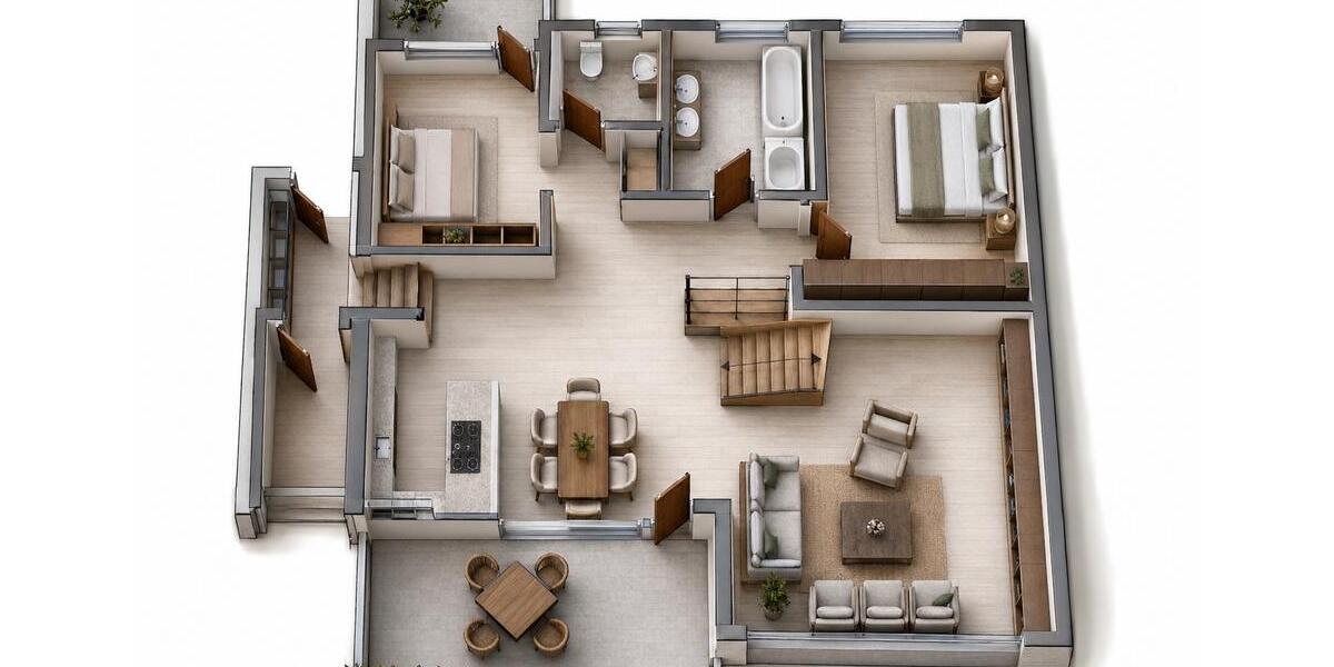 Maisonettenwohnung Aichtal - 5 Zimmer, 125 m&sup2;, 445.000&euro; | Angebot:26551161