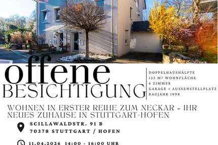 Haus Stuttgart / Hofen Hofen - 6 Zimmer, 136 m&sup2;, 699.000&euro; | Angebot:25986038