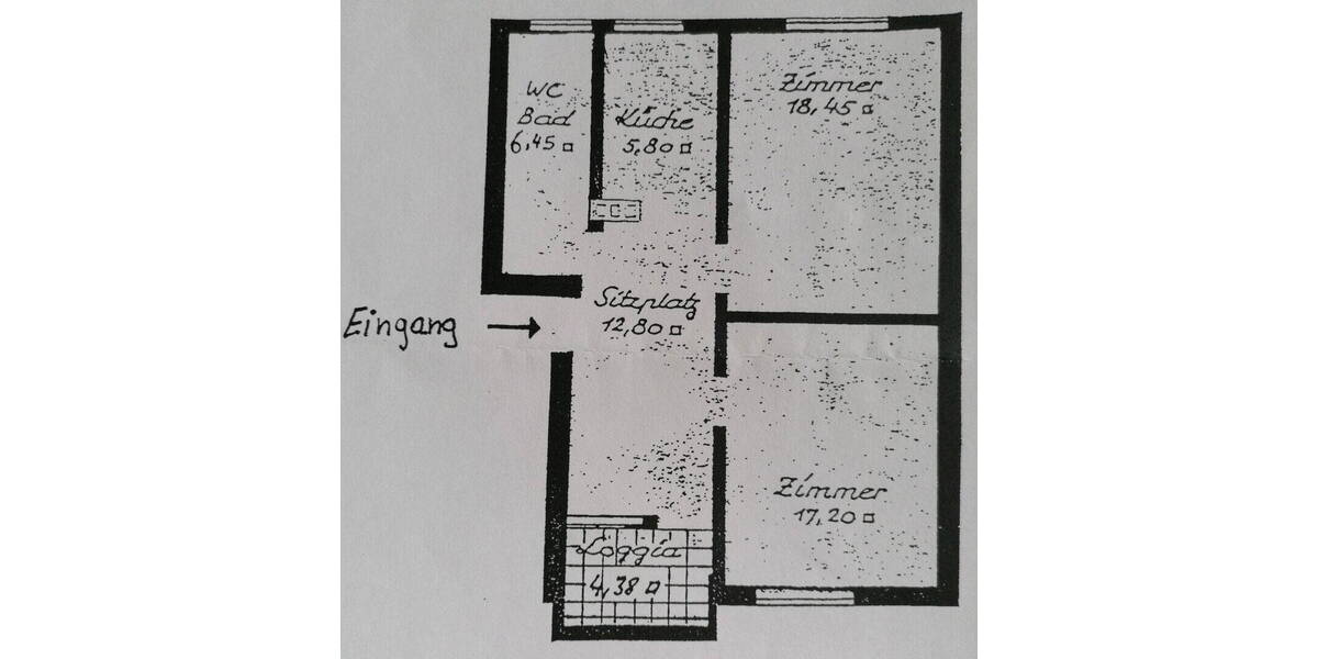 Etagenwohnung Stuttgart Degerloch - 2 Zimmer, 63 m&sup2;, 299.000&euro; | Angebot:25938704