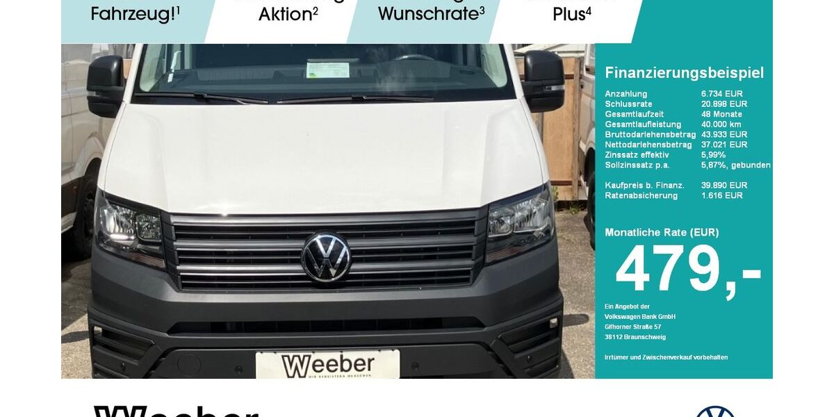 VW Crafter 1.900 km 42.888 &euro; Weil der Stadt 71263