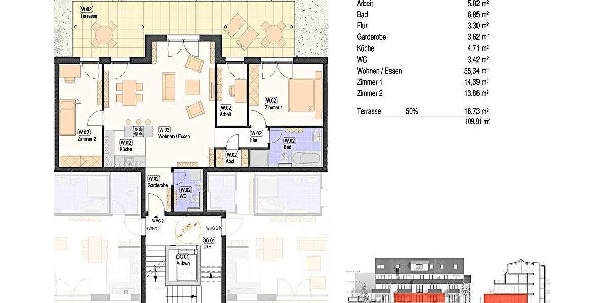 Etagenwohnung Nürtingen / Neckarhausen Neckarhausen - 3 Zimmer, 82 m&sup2;, 536.000&euro; | Angebot:25732741