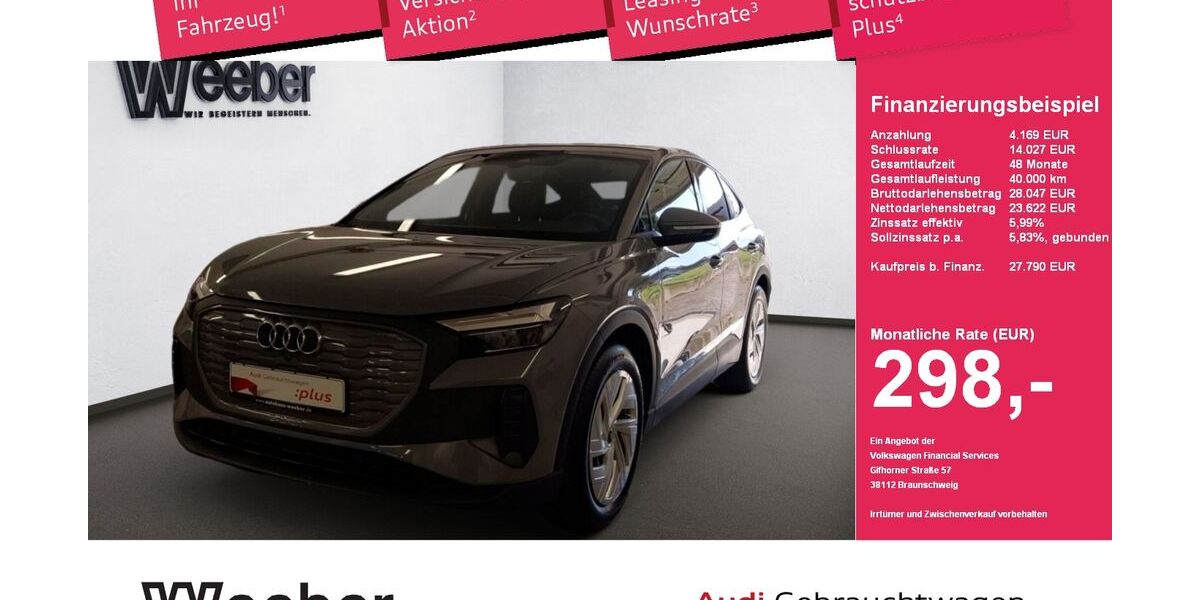 Audi Q4 e-tron 26.002 km 27.790 &euro; Herrenberg 71083