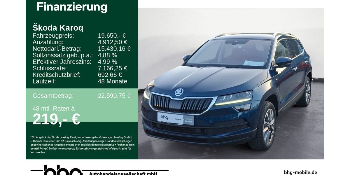 Skoda Karoq 65.773 km 19.650 &euro; Reutlingen 72770