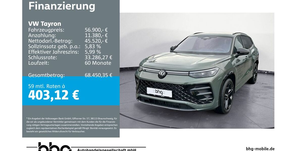 VW Tayron 6.000 km 54.990 &euro; Reutlingen 72770