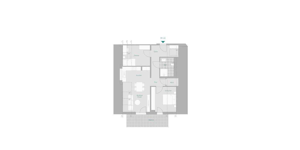 Etagenwohnung Renningen - 3 Zimmer, 77 m&sup2;, 574.000&euro; | Angebot:25692064