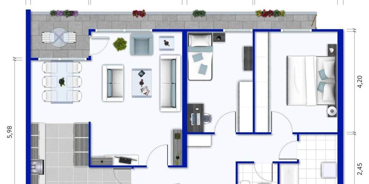 Etagenwohnung Sindelfingen Nord - 3 Zimmer, 88 m&sup2;, 267.000&euro; | Angebot:25685647
