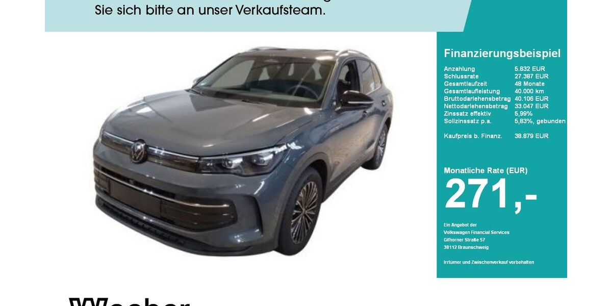 VW Tiguan 9.620 km 38.669 &euro; Herrenberg 71083
