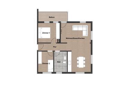 Wohnung Bodelshausen - 3 Zimmer, 75 m&sup2;, 970&euro; | Angebot:26022403