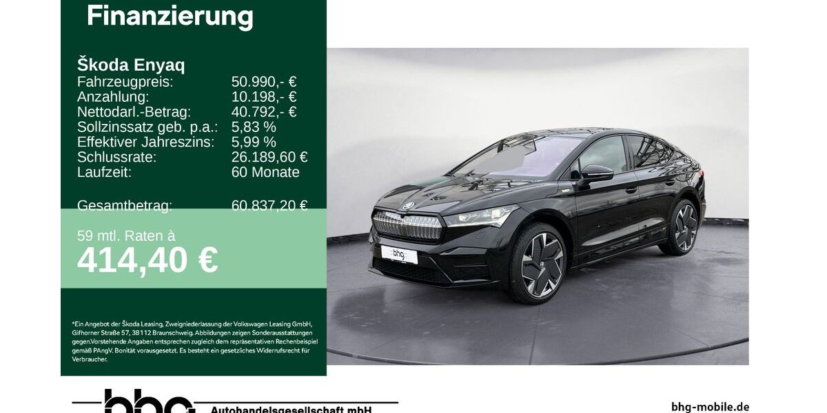 Skoda Enyaq 8.900 km 50.990 &euro; Reutlingen 72770
