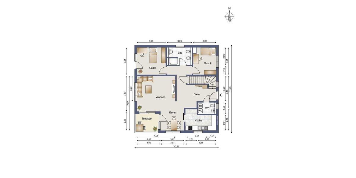 Einfamilienhaus Frickenhausen - 6 Zimmer, 153 m&sup2;, 940.000&euro; | Angebot:25671729