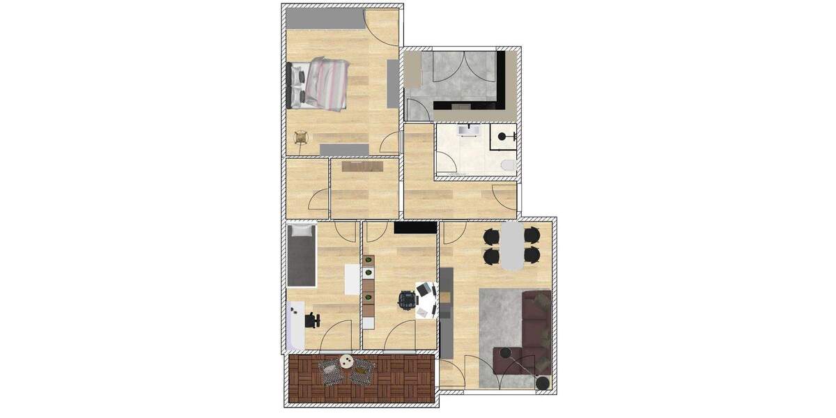 Etagenwohnung Böblingen Dagersheim - 4 Zimmer, 90 m&sup2;, 369.000&euro; | Angebot:25783194