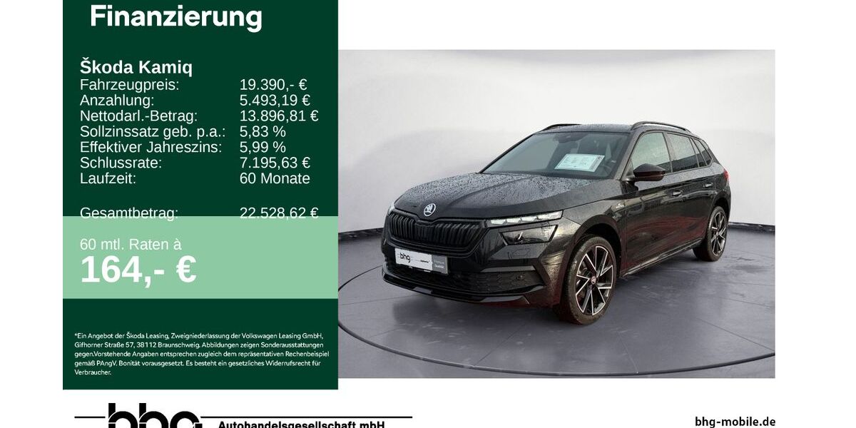Skoda Kamiq 54.412 km 19.390 &euro; Mössingen 72116