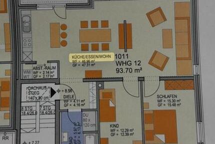 Wohnung Hechingen - 3 Zimmer, 94 m&sup2;, 1.280&euro; | Angebot:26216355