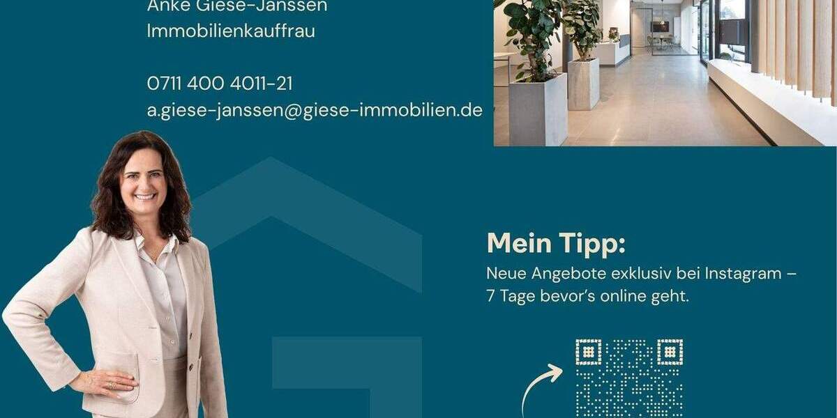 Etagenwohnung Stuttgart Riedenberg - 2 Zimmer, 64 m&sup2;, 279.000&euro; | Angebot:25702481