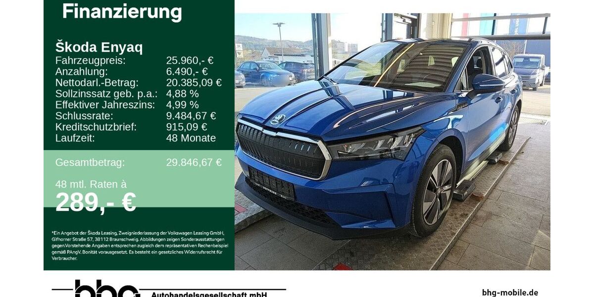 Skoda Enyaq 31.280 km 25.960 &euro; Mössingen 72116