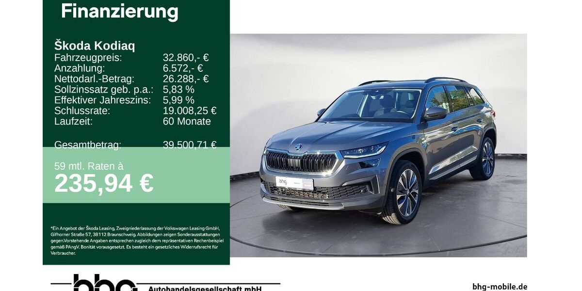 Skoda Kodiaq 88.365 km 32.860 &euro; Reutlingen 72770