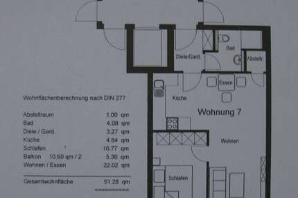 Wohnung Bondorf - 2 Zimmer, 51 m&sup2;, 287.000&euro; | Angebot:21221261