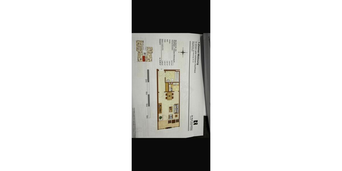 Etagenwohnung Reutlingen Orschel-Hagen - 1 Zimmer, 32 m&sup2;, 710&euro; | Angebot:25100830