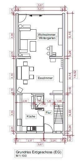 Reihenmittelhaus Reutlingen / Orschel-Hagen Orschel-Hagen - 3 Zimmer, 126 m&sup2;, 498.000&euro; | Angebot:25684511
