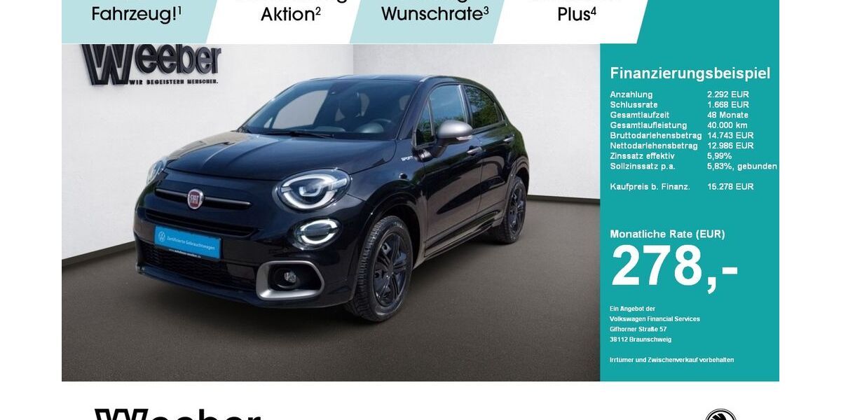 Fiat 500X 67.983 km 14.978 &euro; Herrenberg 71083