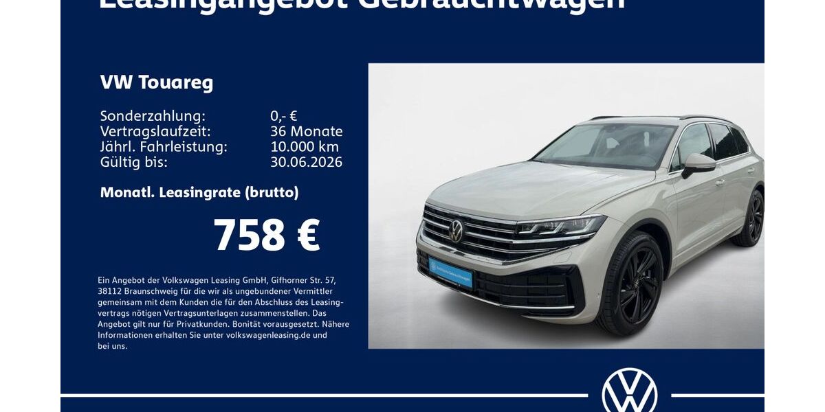 VW Touareg 6.975 km 64.930 &euro; Stuttgart-Wangen 70188