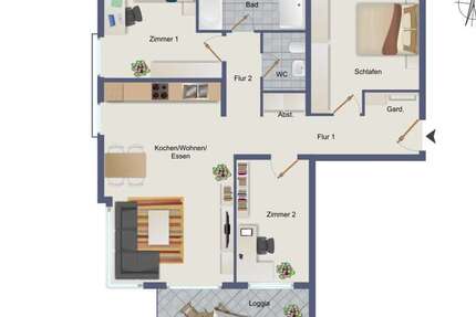 Wohnung Gärtringen - 4.5 Zimmer, 90 m&sup2;, 602.500&euro; | Angebot:25274675
