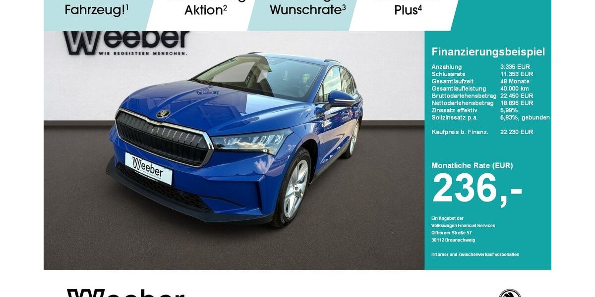 Skoda Enyaq 22.753 km 21.880 &euro; Weil der Stadt 71263