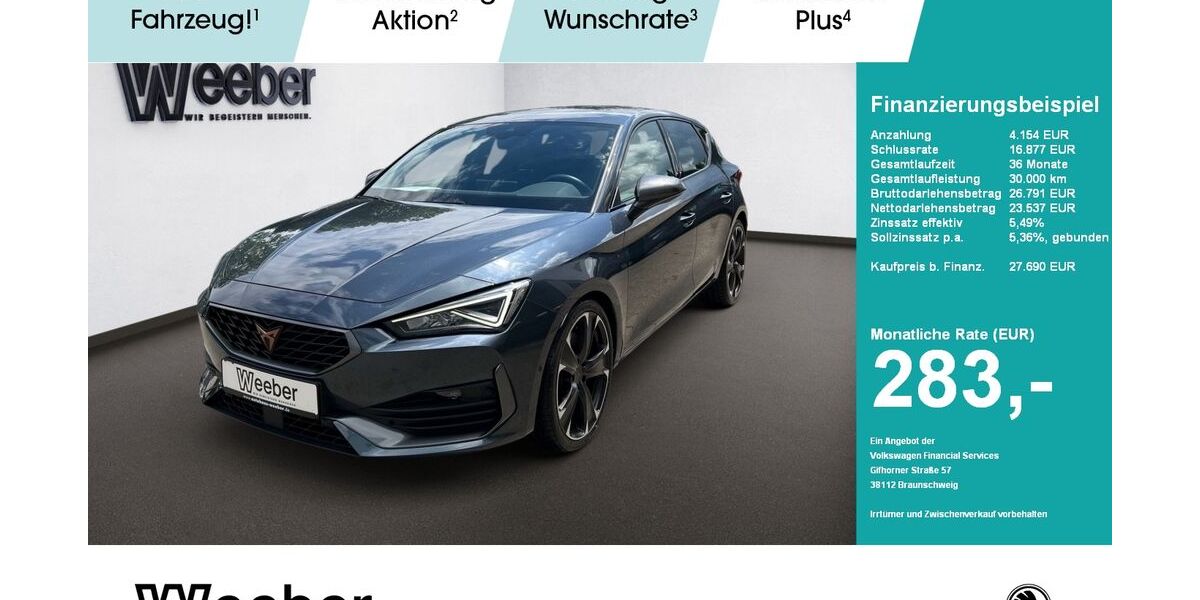 Cupra Leon 38.273 km 27.690 &euro; Herrenberg 71083