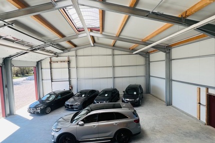 Moderne Gewerbeimmobilie (BJ 2023) mit offener und geschlossener Werkhalle, Büro und Wohnung - Gewerbeobjekt Horb am Neckar | Angebot:26131652
