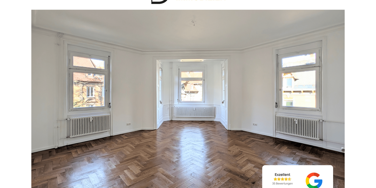 Etagenwohnung Stuttgart Bopser - 3 Zimmer, 113 m&sup2;, 649.000&euro; | Angebot:27455901