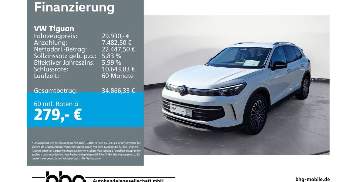 VW Tiguan 26.257 km 29.930 &euro; Mössingen 72116